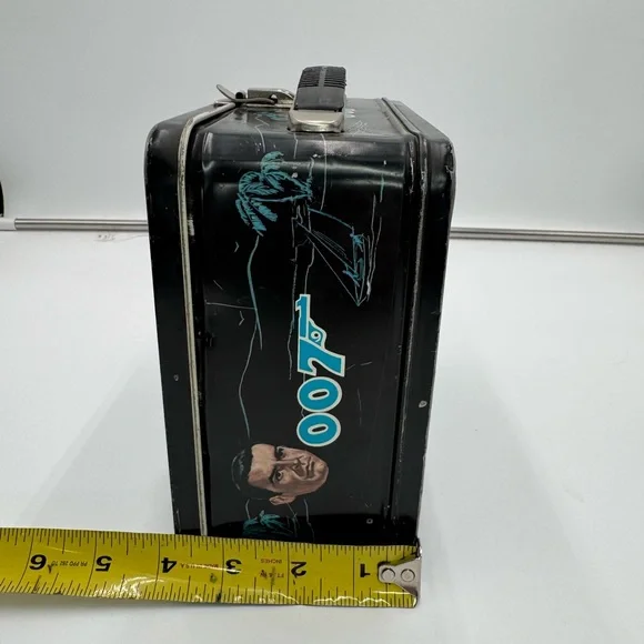 RARE VINTAGE 1966 JAMES BOND 007 LUNCHBOX ONLY NO THERMOS